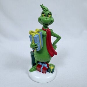 Dr Seuss The Grinch Figurine 65th Anniversary RUZ Christmas Decoration NIB